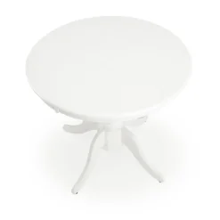 Matbord med butterfly skiva 90-124 cm vit - Dana + Möbeltassar