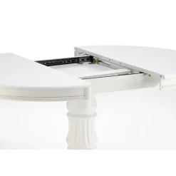 Matbord med butterfly skiva 90-124 cm vit - Dana