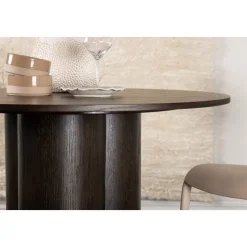 Matbord Olivia runt 110 cm Mocka
