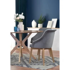 Matbord runt 120 cm ekfanèr