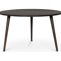 Matbord runt brunoljad ek Ø130 cm - Omni