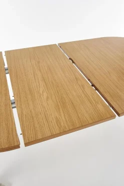 Matbord runt i ek förlängningsbart Ø100-200 cm