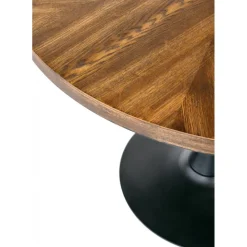 Matbord runt valnöt - svart 100 cm - Towson + Fläckborttagare för möbler