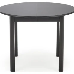 Matbord svart förlängningsbart 102-142 cm