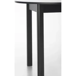 Matbord svart förlängningsbart 102-142 cm