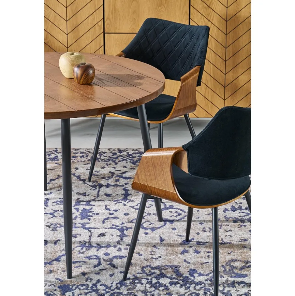 Matbord valnöt Ø105 cm