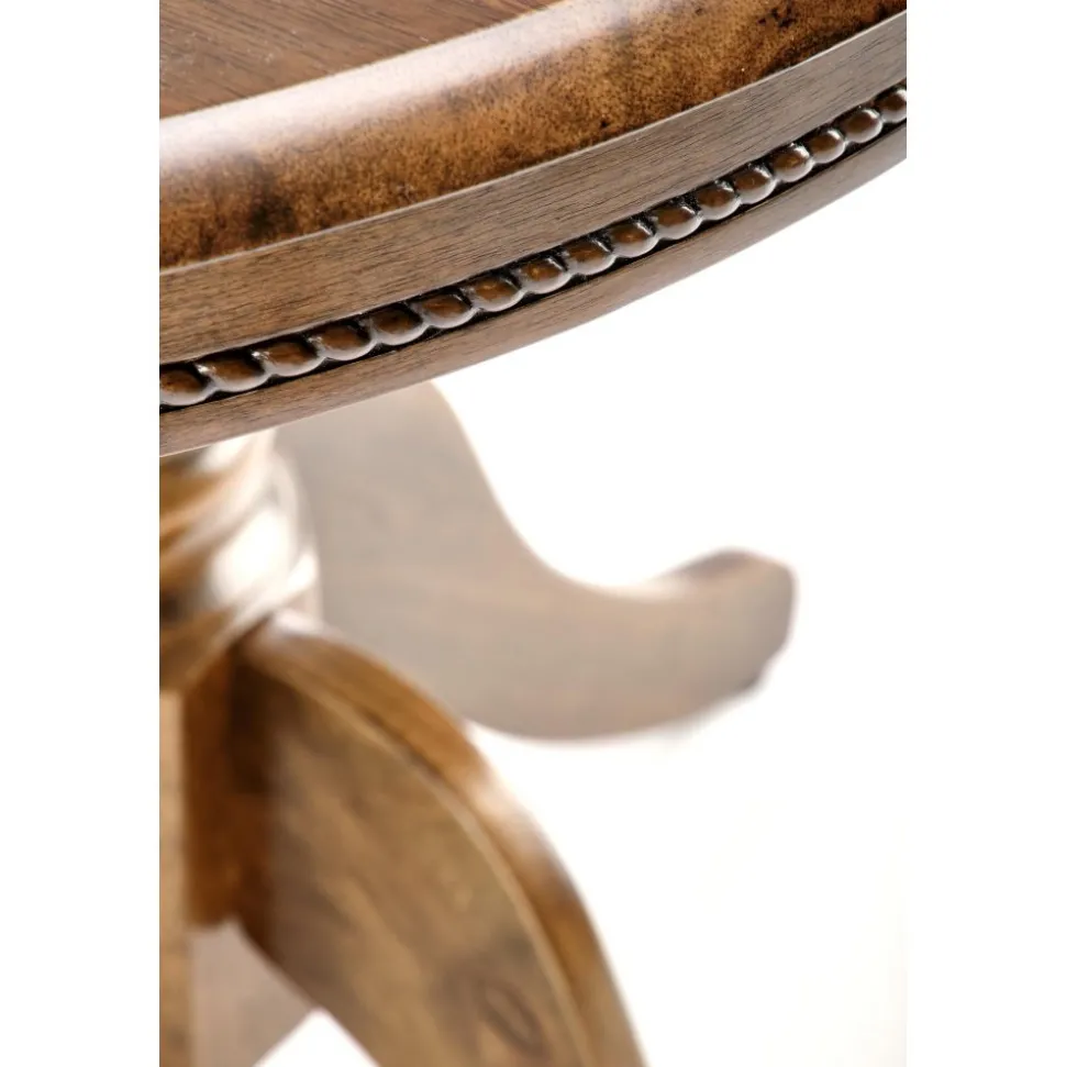 Matbord valnöt förlängningsbart 90-124 cm + Möbeltassar