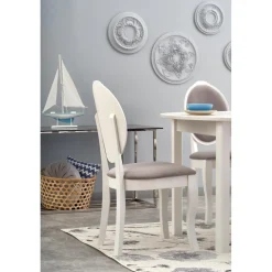 Matbord vitt förlängningsbart 102-142 cm