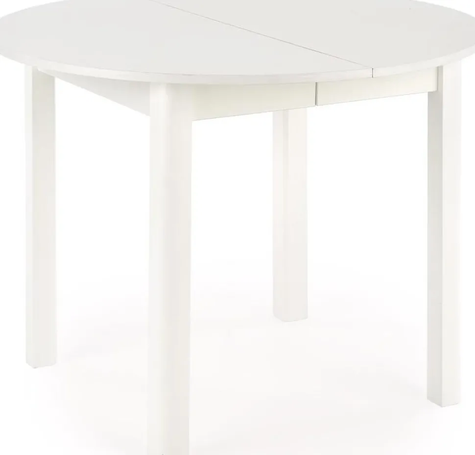 Matbord vitt förlängningsbart 102-142 cm + Textilrengöring för möbler