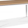 Matbord 180x90 cm Ek / vit - Fårö