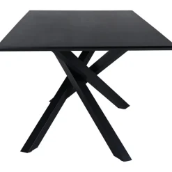 Matbord 180x90 cm svartbetsad ek - Piazza