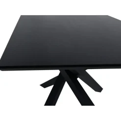 Matbord 180x90 cm svartbetsad ek - Piazza