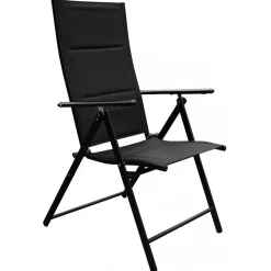 Matgrupp: 6 stolar och matbord 205 x 90 cm svart/grå - Las Vegas/Asta