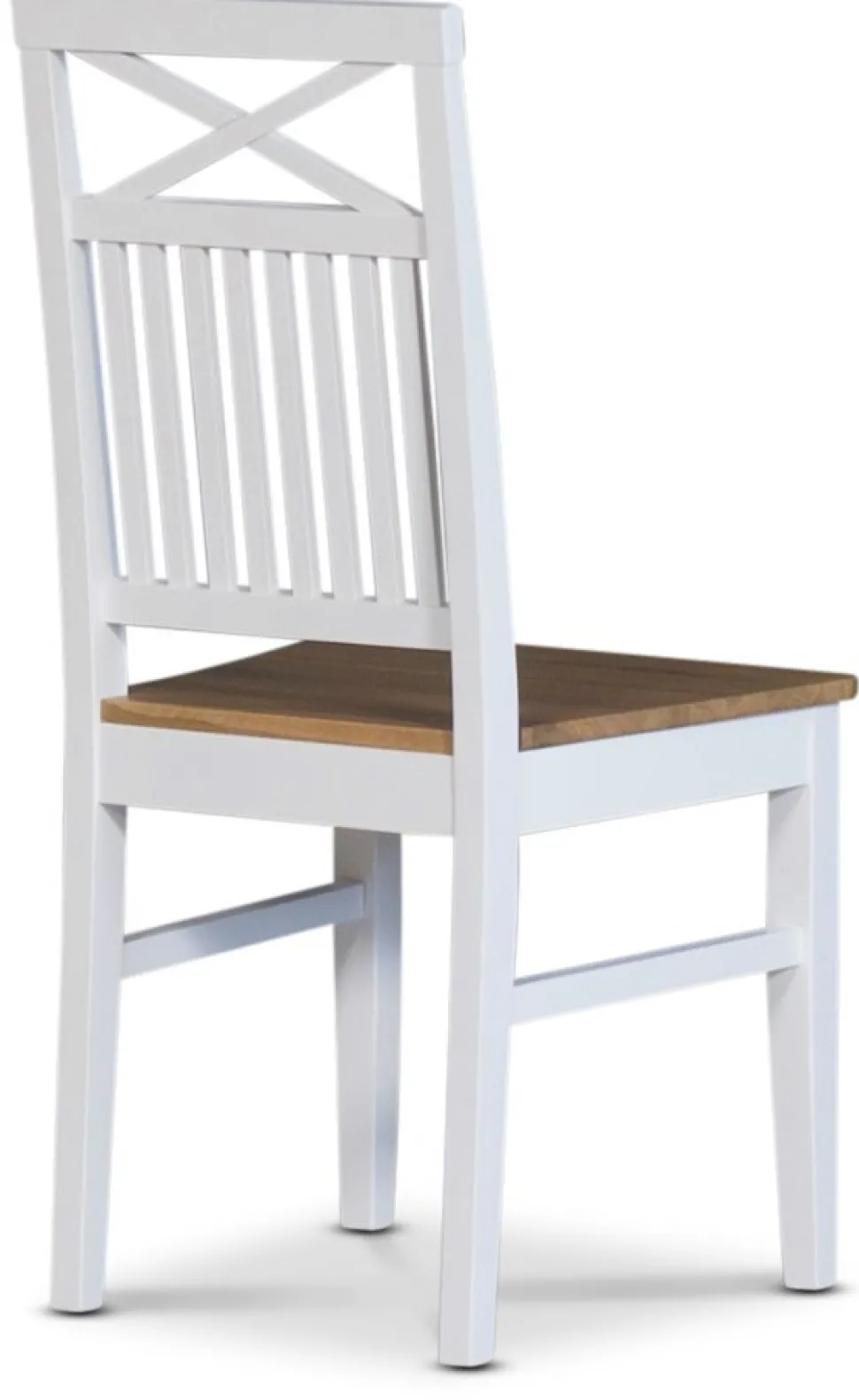 Matgrupp; Bord med 6 st stolar med eksits Vit / Oljad ek - Dalön