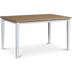 Matgrupp: Bord 140x90 cm med 4 stolar - Gåsö + 4.00 x Stolsdyna