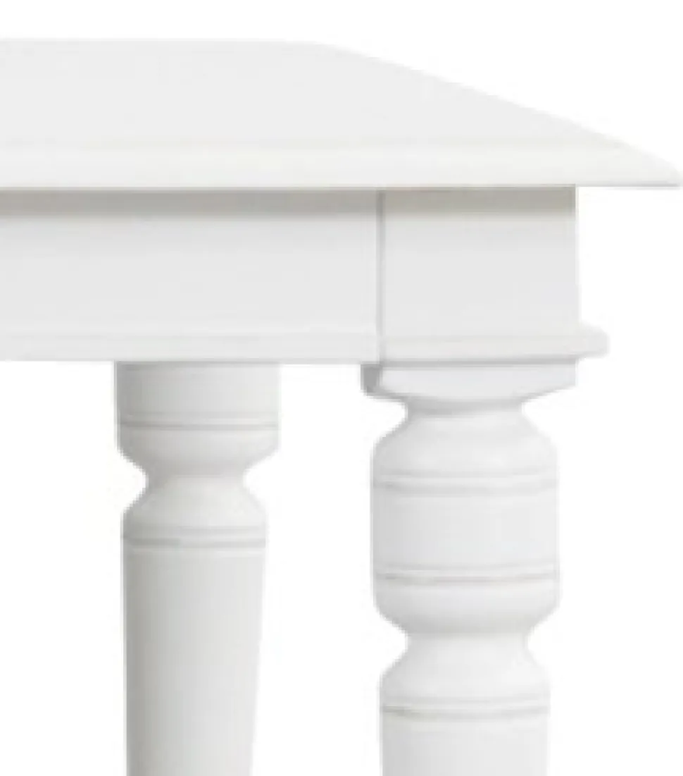 Matgrupp; Bord 180x90 cm med 6 st vita gaston stolar