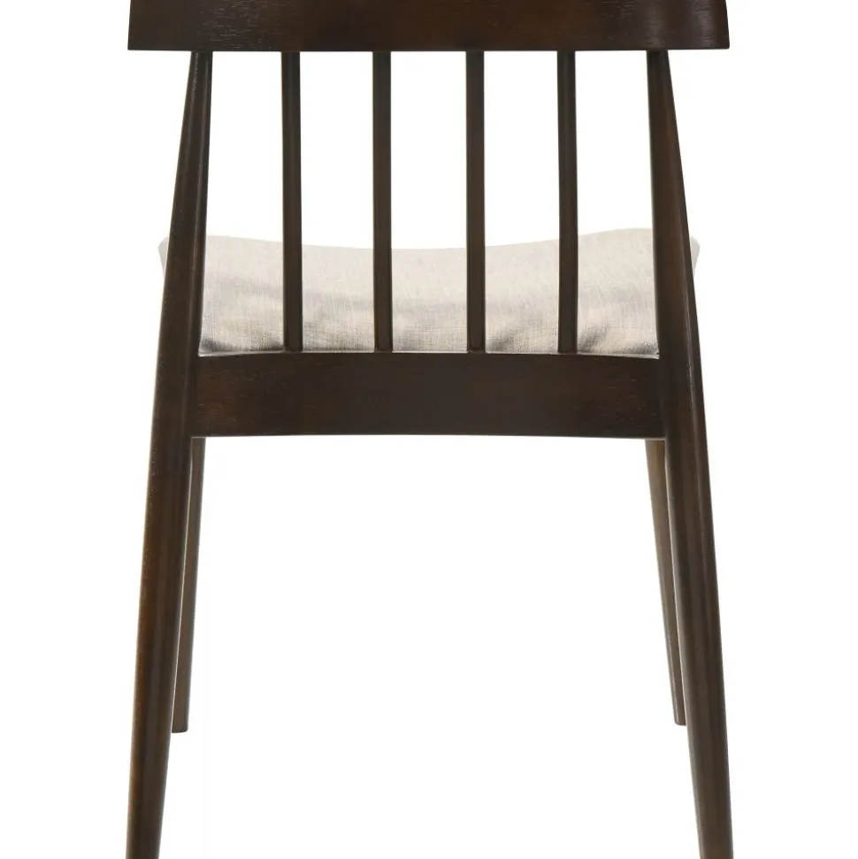 Matgrupp Florence i valnöt; runt matbord med 4 st stolar + 3.00 x Möbeltassar