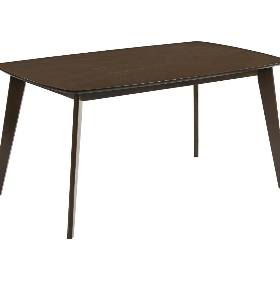 Matgrupp i valnöt; bord 150 x 90 cm med 4 st stolar