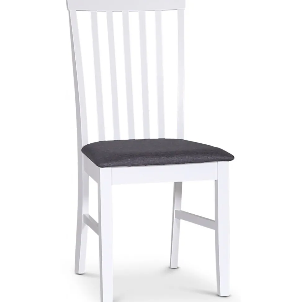 Matgrupp inomhus klaffbord Vit / Grå med fyra stolar - Fårö