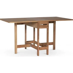 Matgrupp; Klaffbord i ek med 4 st Orust pinnstolar - Fårö + 4.00 x Stolsdyna