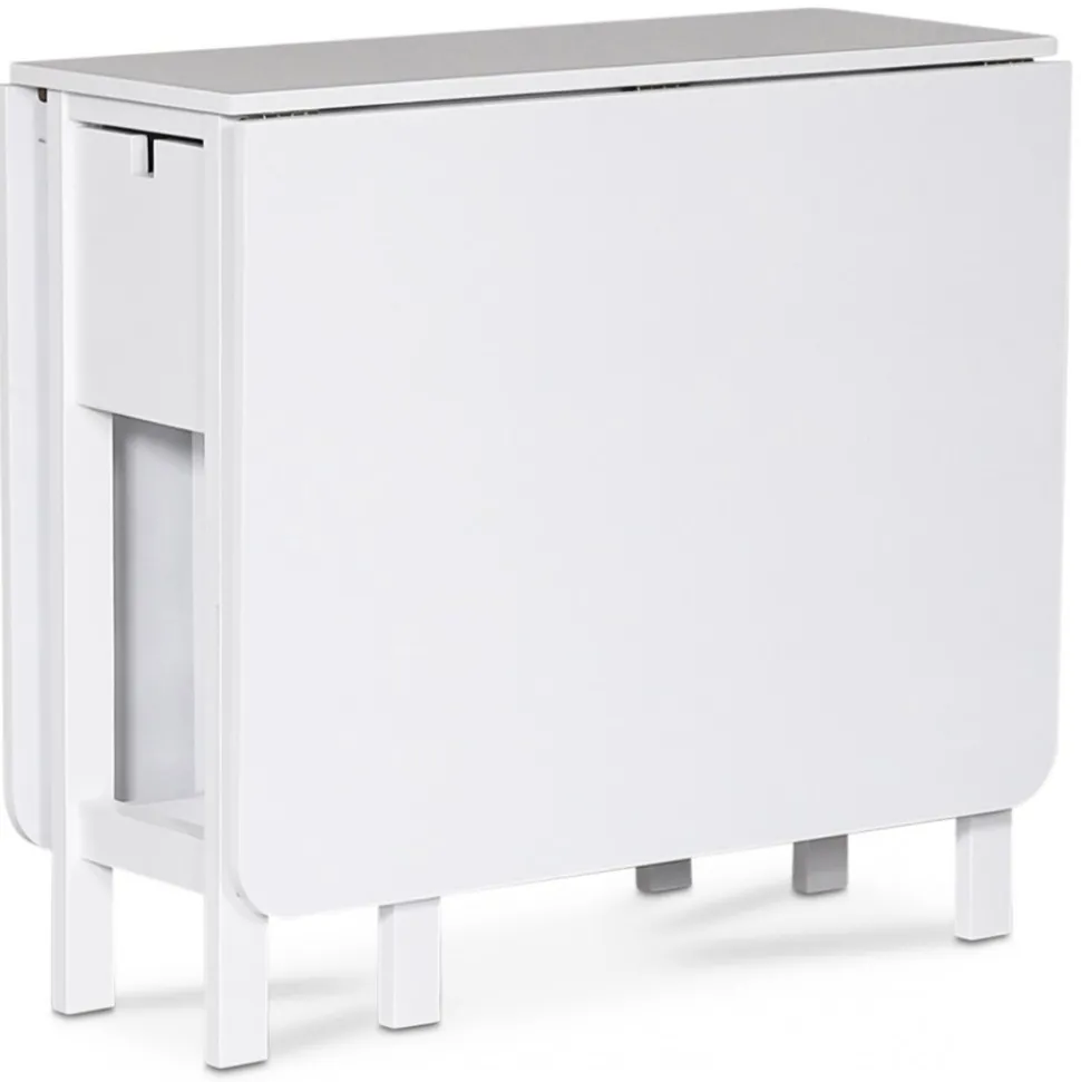 Matgrupp; Klaffbord med 4 st svarta pinnstolar