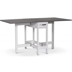 Matgrupp klaffbord med 4 stolar - Fårö + 4.00 x Stolsdyna