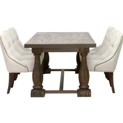 Matgrupp: Lamier matbord - brun + 6 st Tuva europa ver II stolar