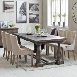 Matgrupp: Lamier matbord med 6 st Tuva stolar + 6.00 x Stolsdyna