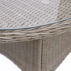 Matgrupp med 6 stolar och matbord 180 x 100 cm svart/natur - Menton/Pino