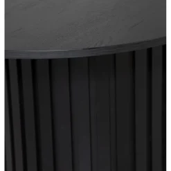 Matgrupp PiPi ovalt matbord 240 cm inkl 4 st Sunda matstol - Svartbets + 4.00 x Stolsdyna