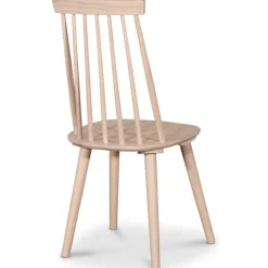 Matgrupp PiPi runt matbord Ø150 cm inkl 4 st Dalsland pinnstol - Whitewash + 4.00 x Stolsdyna