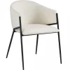 Matstol beige/svart - Stacey