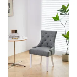 Matstol grå/vit - Tuva Newport