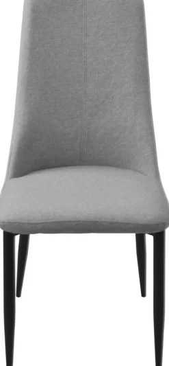 Matstol ljusgrå/svart - Artur