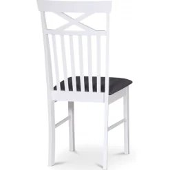 Matstol vit/grå - Sofiero + Textilrengöring för möbler