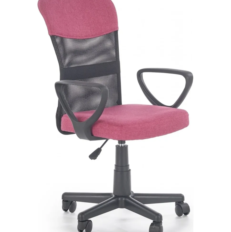 Matthias kontorsstol - Rosa/svart