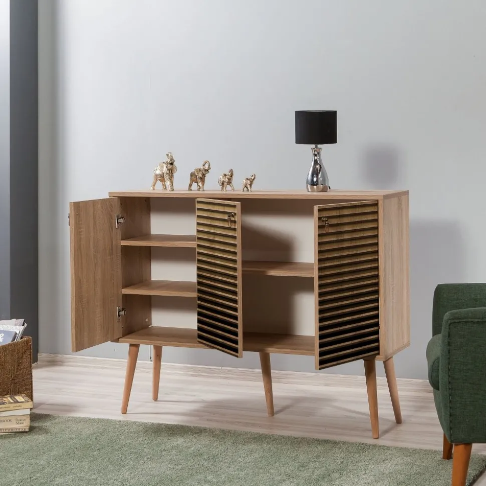 Mega 220 skänk - Sonoma ek