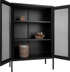 Melbourne Vitrinskåp - Svart