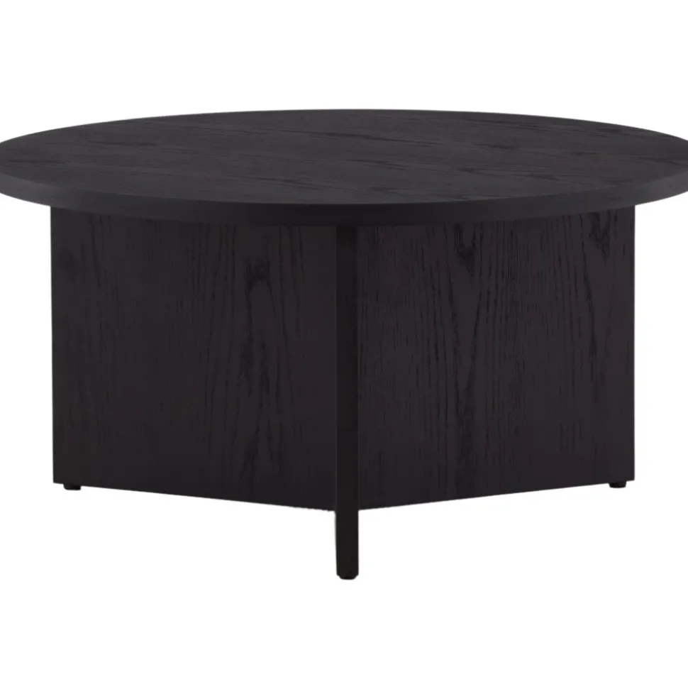 Melker soffbord Ø65 cm - Svart