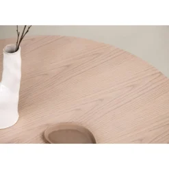 Melker soffbord Ø65 cm- Whitewash