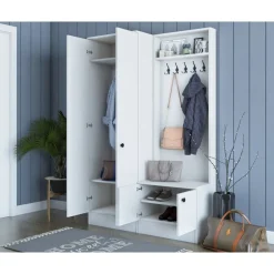 Mendy hallmöbel - Vit