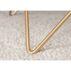 Michel soffbord 80 x 80 cm - Svart marmor