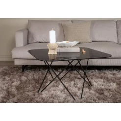 Michel soffbord 80 x 80 cm - Svart