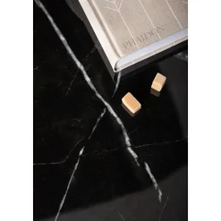 Michel soffbord 80 x 80 cm - Svart