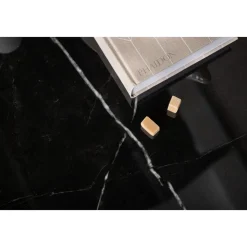 Michel soffbord 80 x 80 cm - Svart