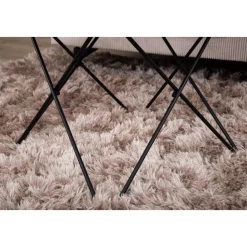 Michel soffbord 80 x 80 cm - Svart