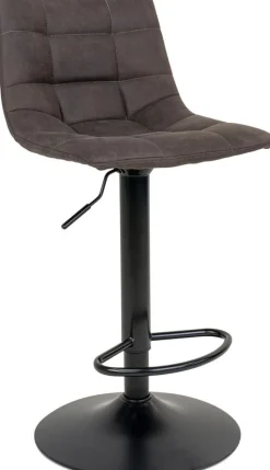 Middelfart Barstol - Mörkgrå/svart + Möbeltassar