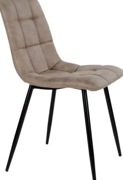 Middelfart Matstol - Ljusbrun/svart