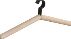 Milford galge - Vitpigmenterad ek/svart metall