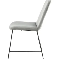 Minnie matstol - Grå sammet